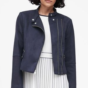 Banana Republic Suede Biker Jacket